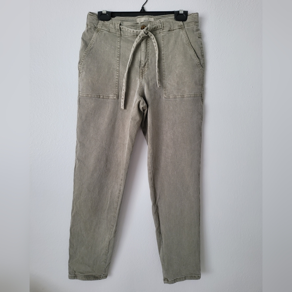 BKE Women's Straight Leg Pants in Olive